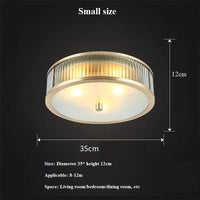 plafonnier led en cuivre et cristal design créatif pour intérieur décoratif