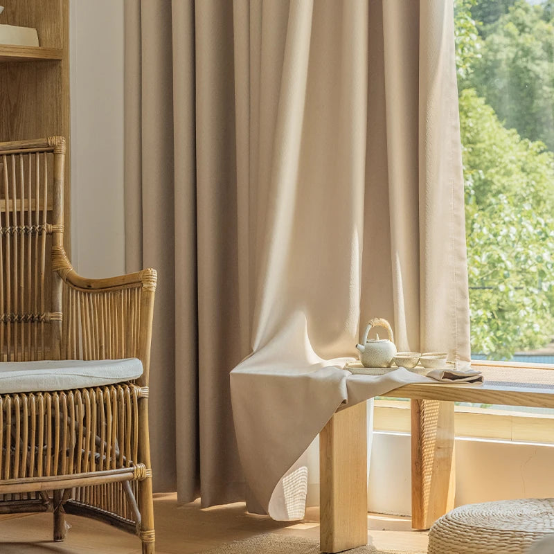 Rideau occultant moderne thermique pour salon et chambre - vue 4 sur 8