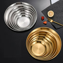 Ensemble 6 assiettes inox pour barbecue cuisine