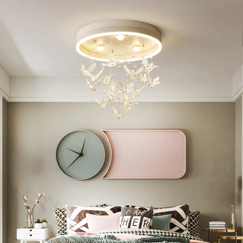 lustre led en cristal créatif chaud et romantique moderne - vue 2 sur 8