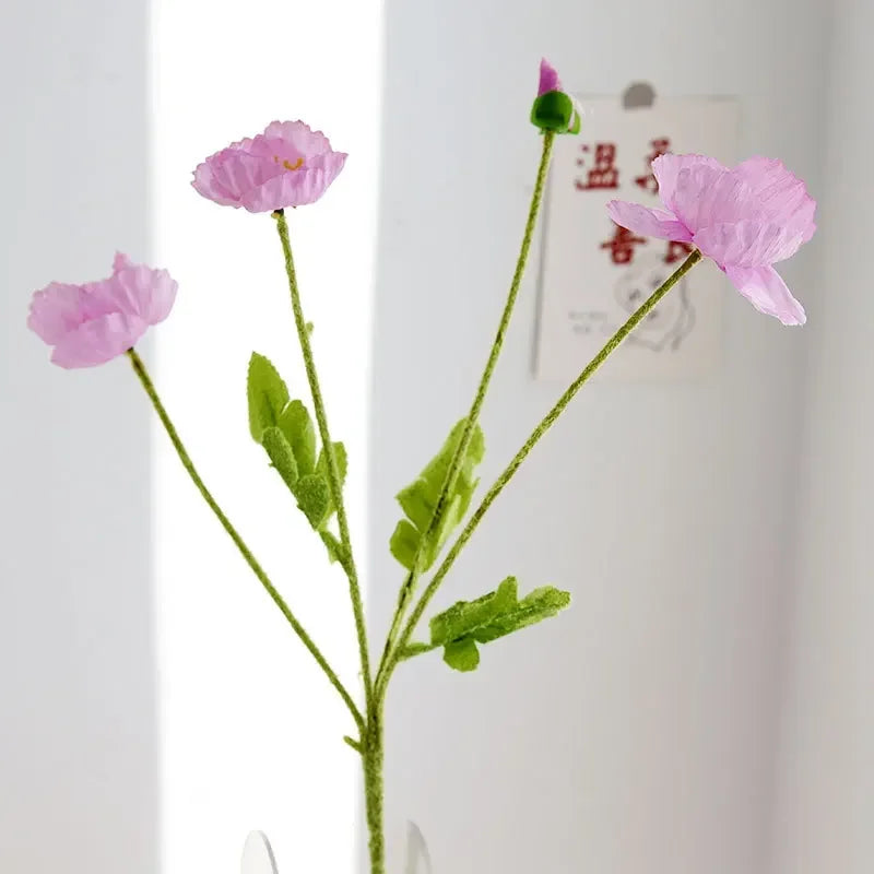 fleurs artificielles coquelicots pour mariage et décoration intérieure - vue 15 sur 25