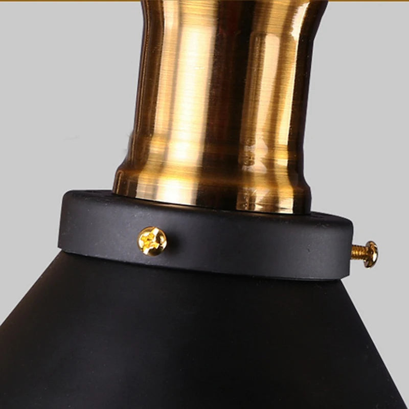 lustre style industriel rétro lampe à ficelle moderne pour éclairage intérieur - vue 6 sur 8