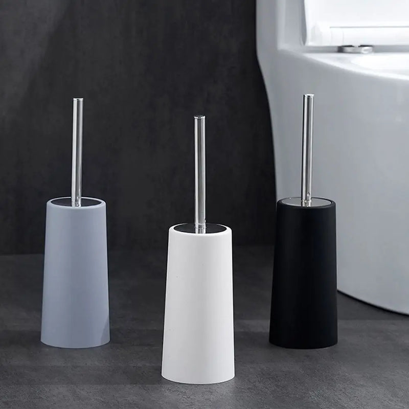 ensemble de brosse de toilette et support autonome pour salle de bain