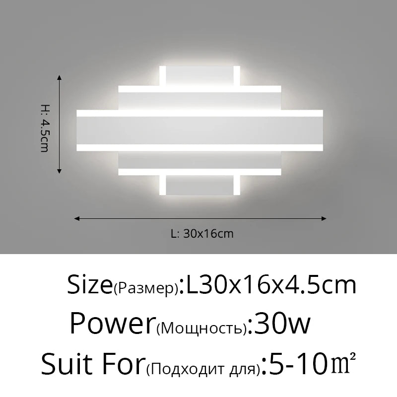 lampe de chevet nordique moderne minimaliste murale led