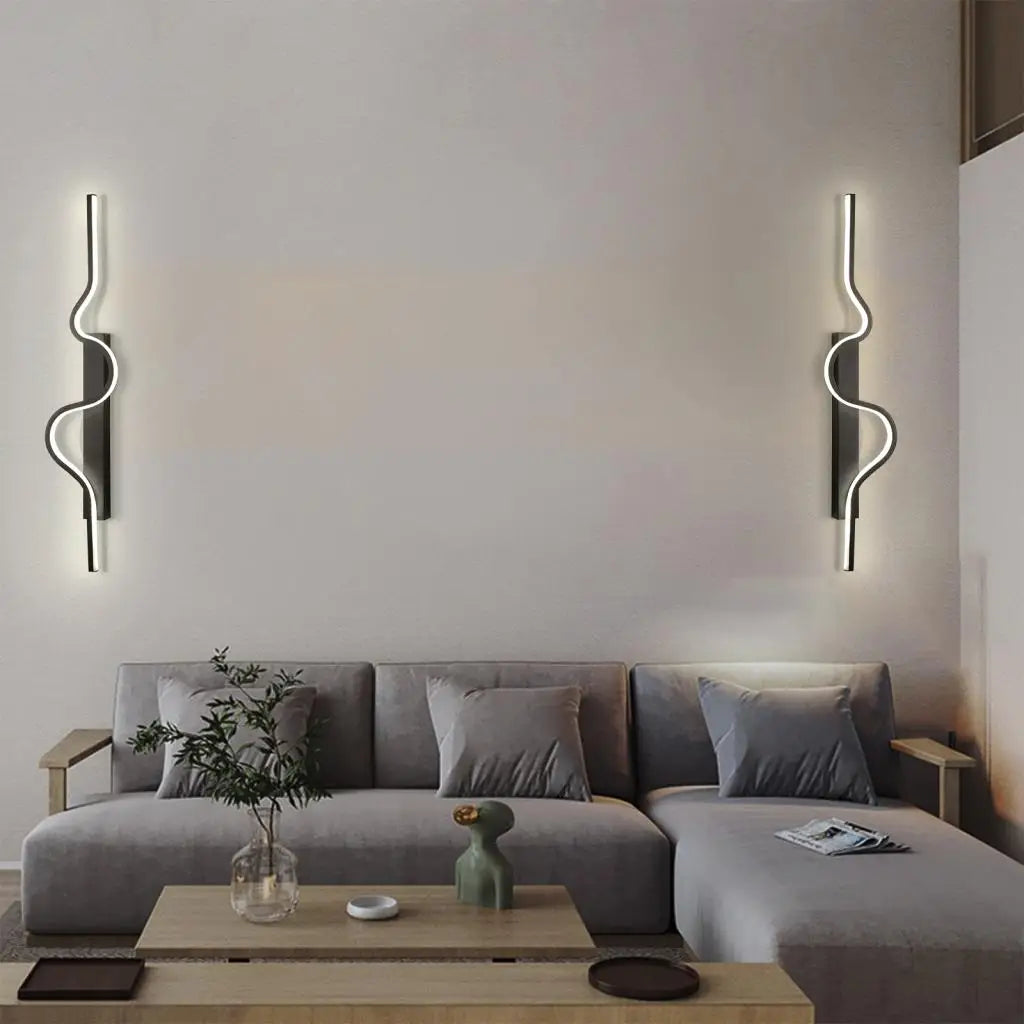 Applique murale LED aluminium intérieur simple maison - vue 4 sur 7