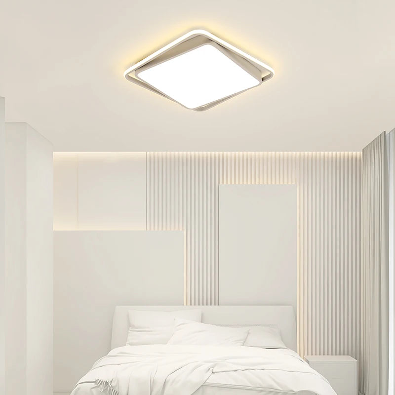 plafonnier led encastré minimaliste moderne pour loft - vue 5 sur 12