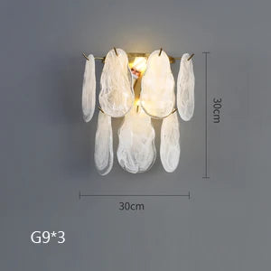 lustre suspendu en verre design nuage créatif moderne - vue 19 sur 18