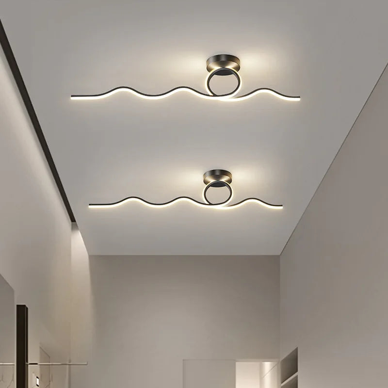 Plafonnier design moderne à leds pour plafond intérieur décoratif