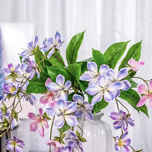 fleurs artificielles suspendues jasmin décoration mariage pour balcon - vue 6 sur 10