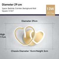 applique murale led moderne pour décoration intérieure élégante
