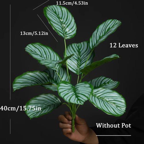arbre artificiel monstera feuillage tropical pour décoration intérieure et extérieure