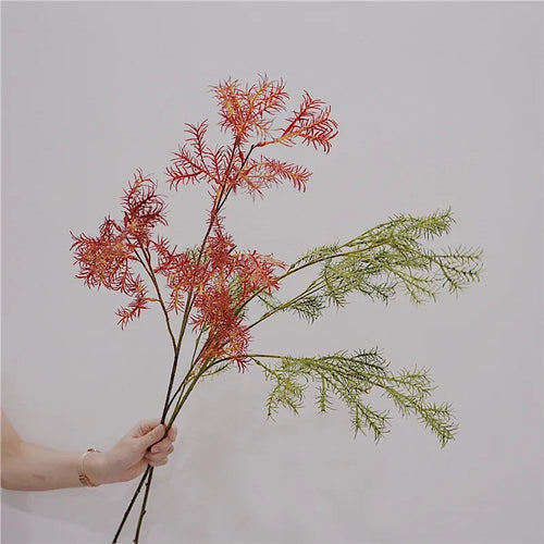 fougère artificielle à longue branche pour décoration intérieure