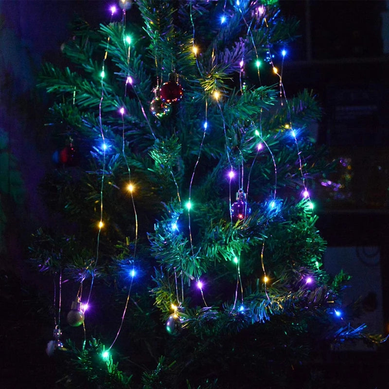 guirlande lumineuse led 300 leds décoration de fête mariage noël - vue 5 sur 14