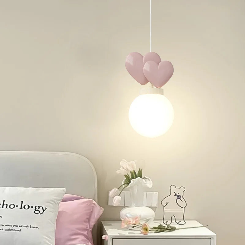 suspension en forme de cœur princesse pour enfants
