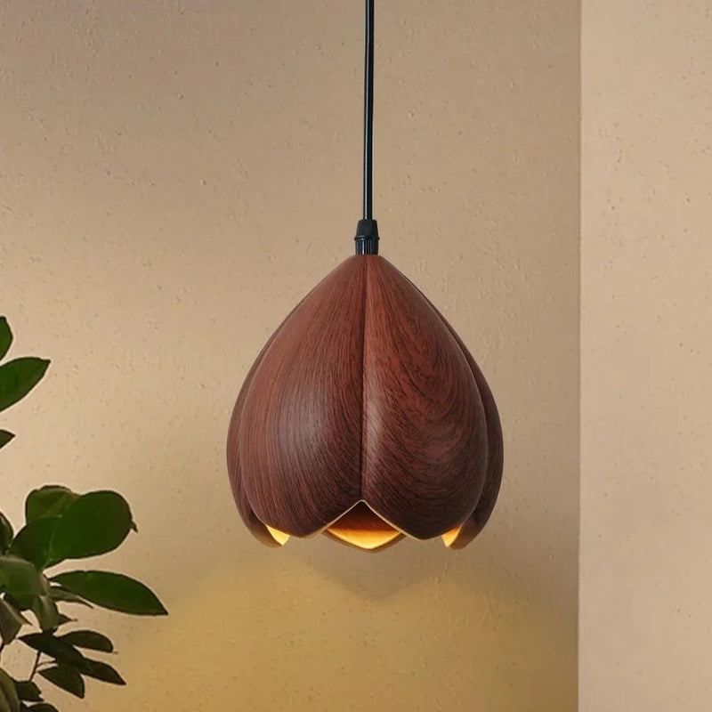 Lampe de chevet en forme de bourgeon de fleur