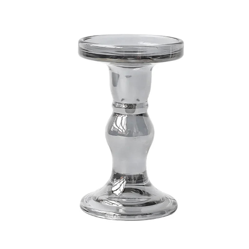 bougeoir en verre pour bougie chauffe-plat décoratif outdoor - vue 17 sur 24