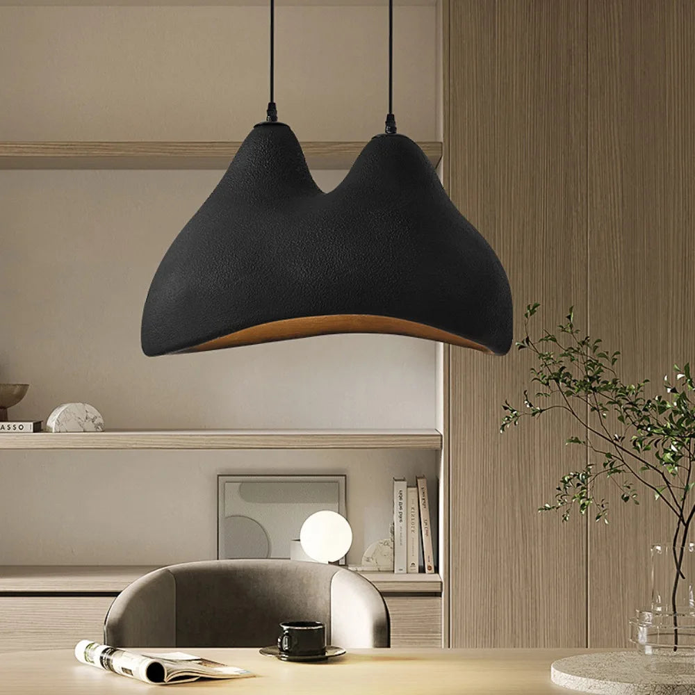 suspension nordique wabi sabi lampe minimaliste moderne pour décoration