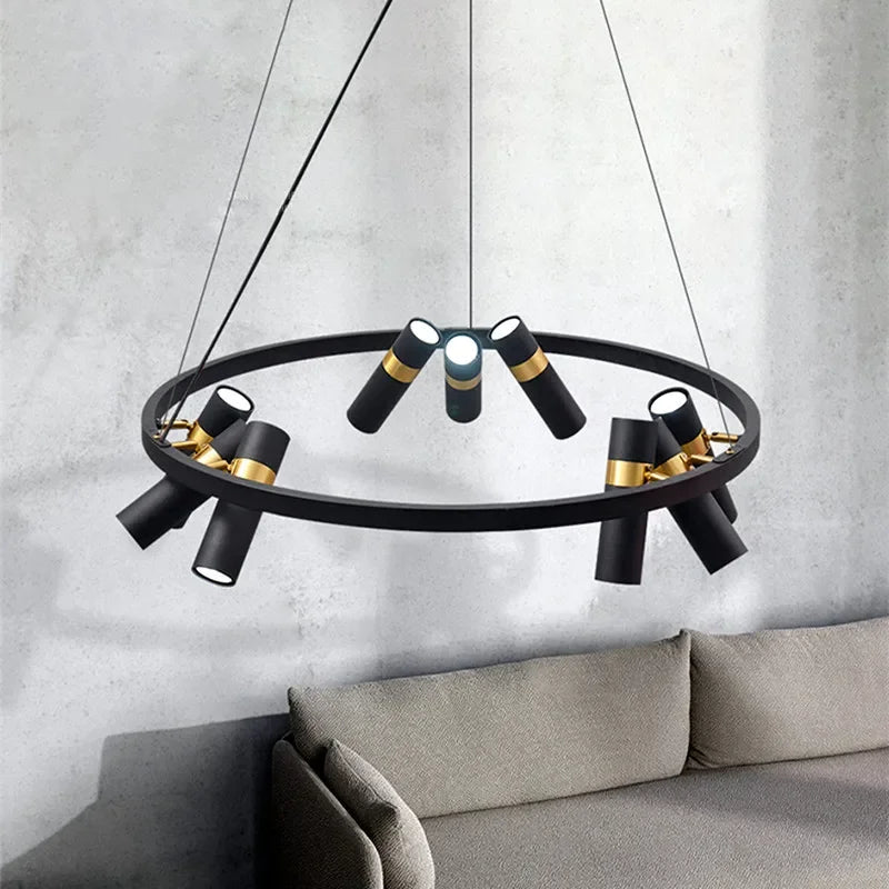 Kitchen Island Hanging Spotlight Living Room Pendant Lamp Ceiling Chandelier Suspension - vue 3 sur 9