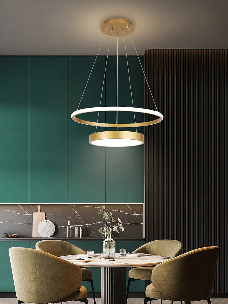 suspension à led nordique pour décoration intérieure moderne - vue 2 sur 11