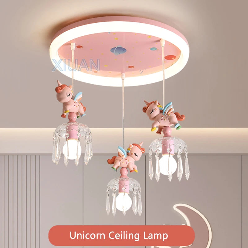 suspension dessin animé pegasus licorne pour enfants