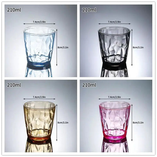 Verres à vin incassables acrylique réutilisables buffet fêtes