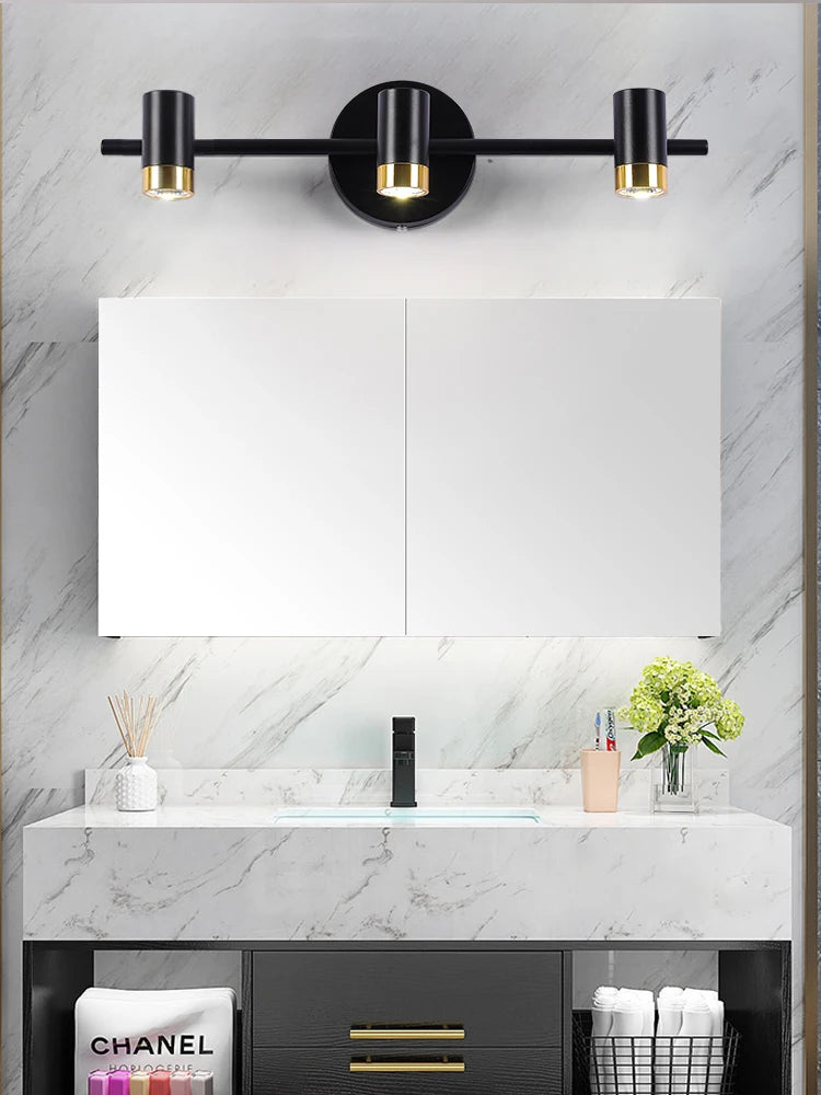 Lustre de miroir Led étanche au design nordique moderne