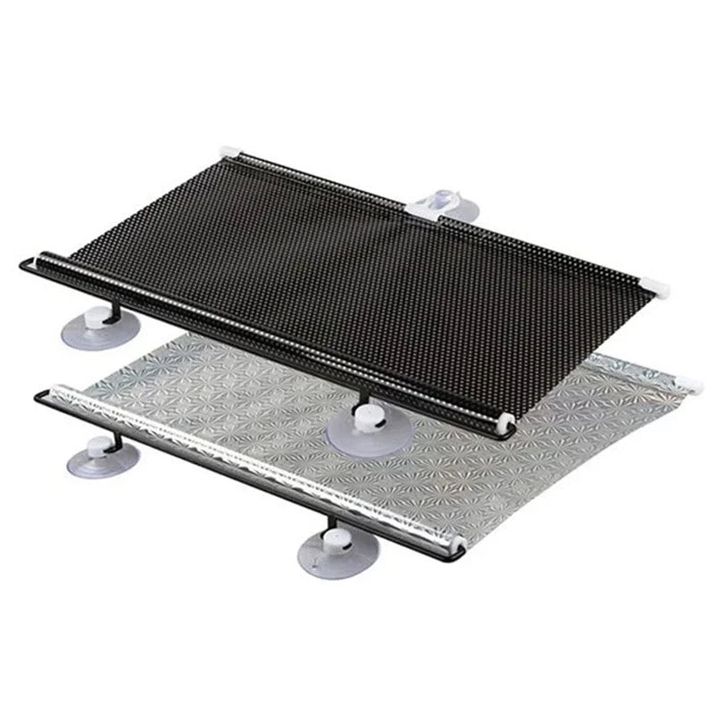 Store enrouleur occultant à ventouses pour fenêtre voiture