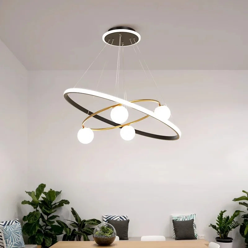 lustre décoration maison éclairage intérieur suspension fantaisie - vue 4 sur 9
