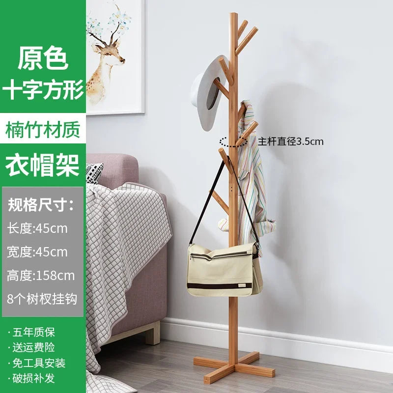 porte-manteau en bois massif design moderne et pratique - vue 18 sur 20