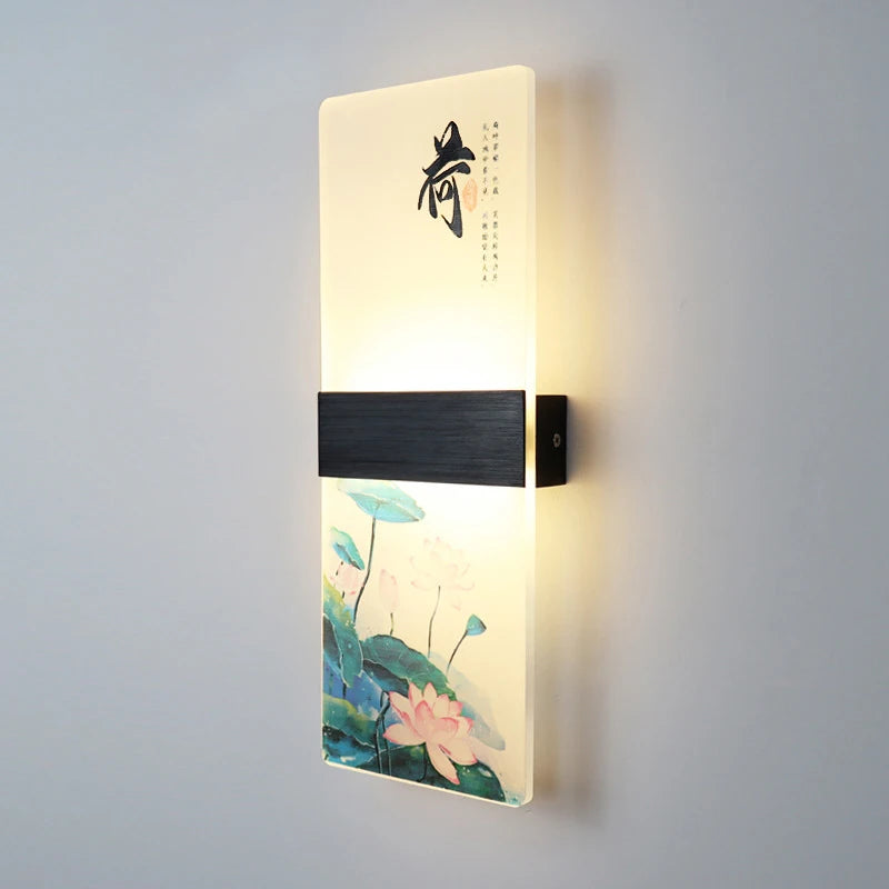 applique murale japonaise en acrylique pour décoration moderne - vue 4 sur 14
