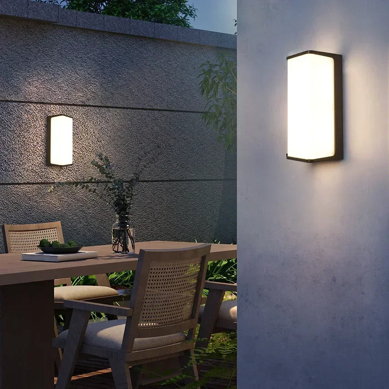 Applique murale LED étanche extérieure IP65 éclairage extérieur LED moderne porche lumières balcon jardin lumières applique extérieure 110V 220V