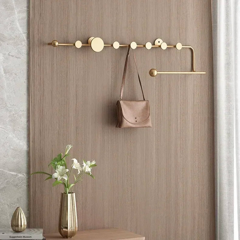 porte-vêtements et chapeaux de luxe nordique décoratif mural - vue 9 sur 18
