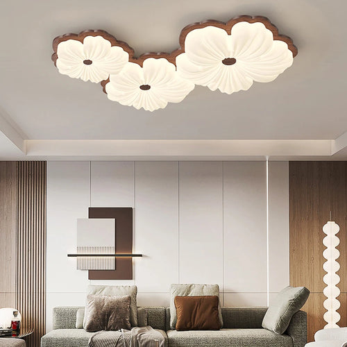 plafonnier moderne en bois pour décoration intérieure élégante - vue 2 sur 13