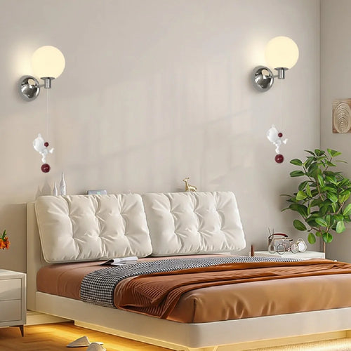 applique murale ours et lune en métal pour décoration intérieure - vue 5 sur 9