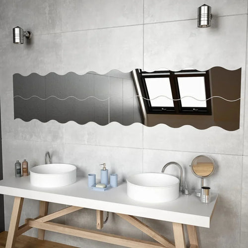 miroirs muraux en verre ondulé pour décoration intérieure - vue 7 sur 7