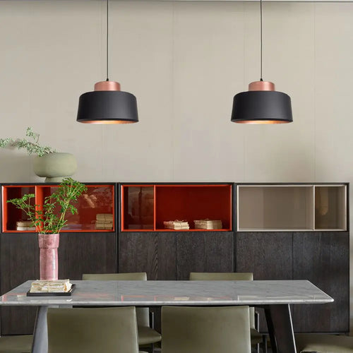 Central European Vintage E27 Pendant Lights, Aisle Bar Restaurant Table Retro Industrial Hanging Lamps for Ceiling 110V 220V - vue 3 sur 8
