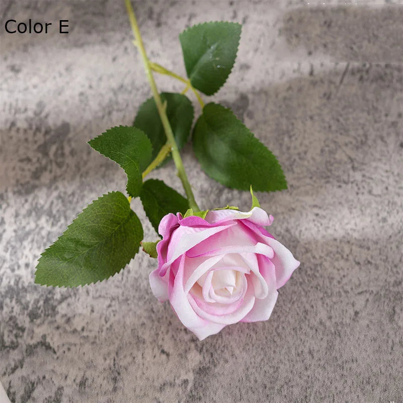 bouquet de fleurs artificielles en soie pour mariage et décoration - vue 15 sur 16
