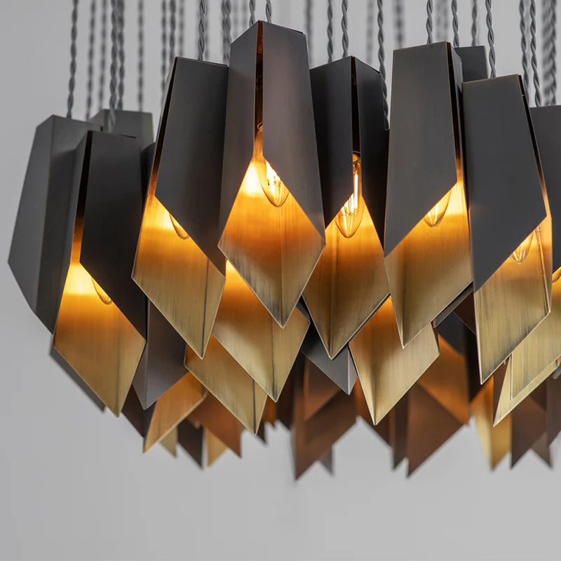 lustre créatif de personnalité design nordique lumière italienne éclairage de luxe - vue 4 sur 6