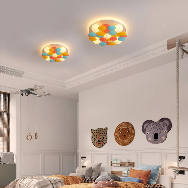 plafonnier led design romantique pour décoration artistique moderne - vue 3 sur 8
