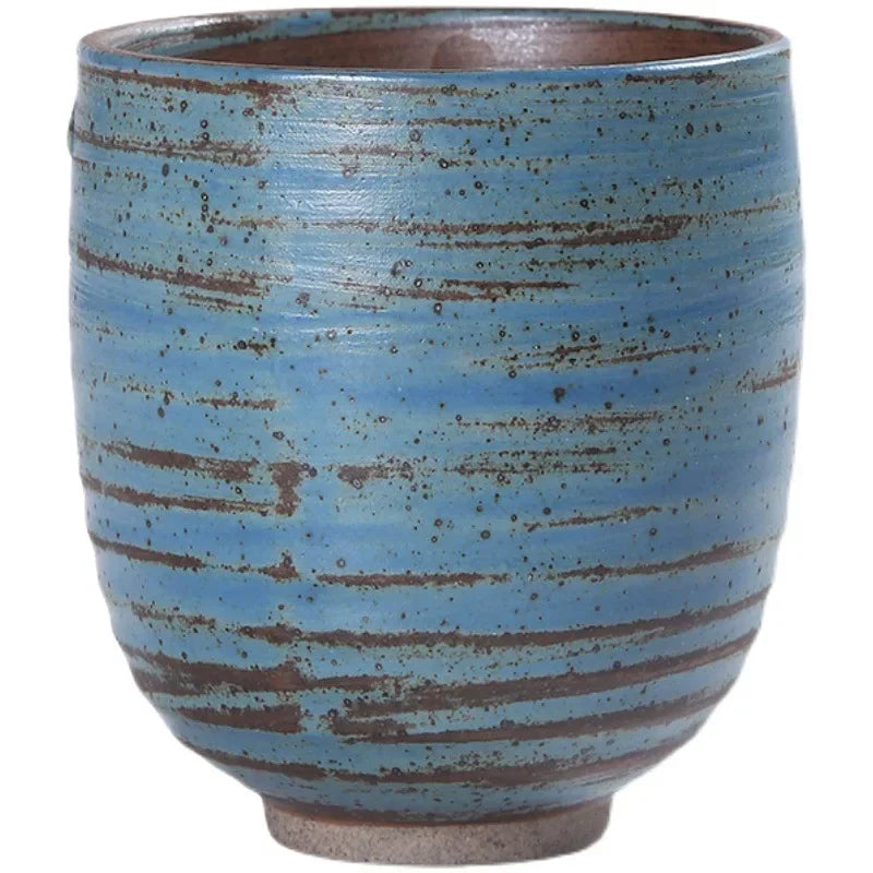 tasse japonaise en céramique artisanale style retro