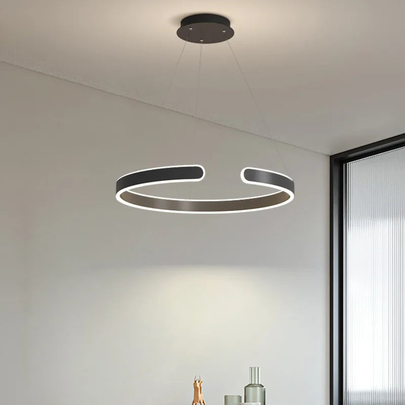 lustre scandinave moderne pour éclairage intérieur élégant - vue 3 sur 6