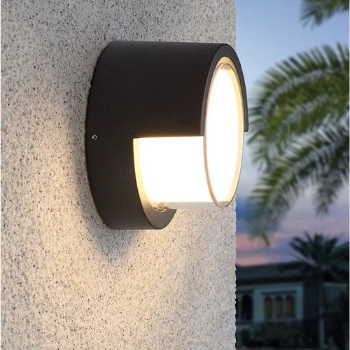 applique murale extérieure moderne étanche pour jardin et balcon - vue 6 sur 12