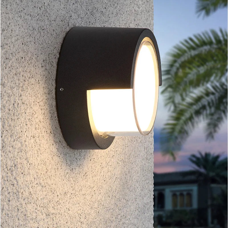 applique murale extérieure moderne étanche pour jardin et balcon