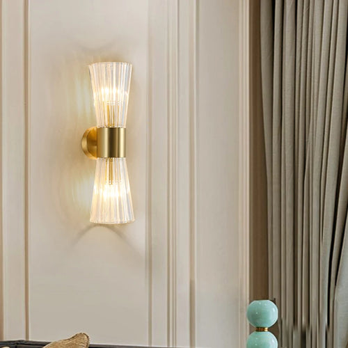 luxe et modernes applique murale en cristal pour hôtel - vue 5 sur 11