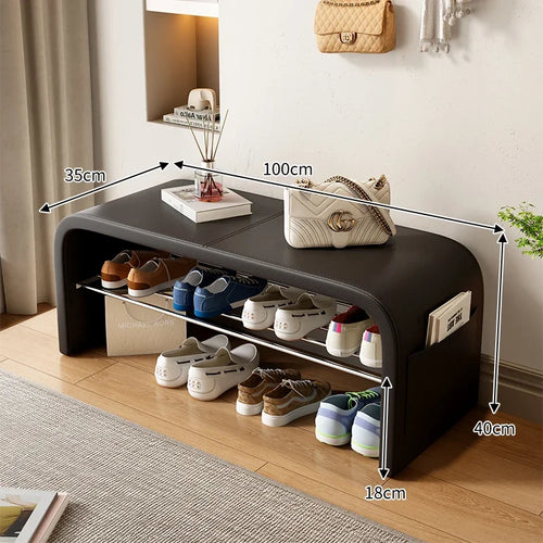 banc polyvalent pour rangement et assise décorative - vue 15 sur 15