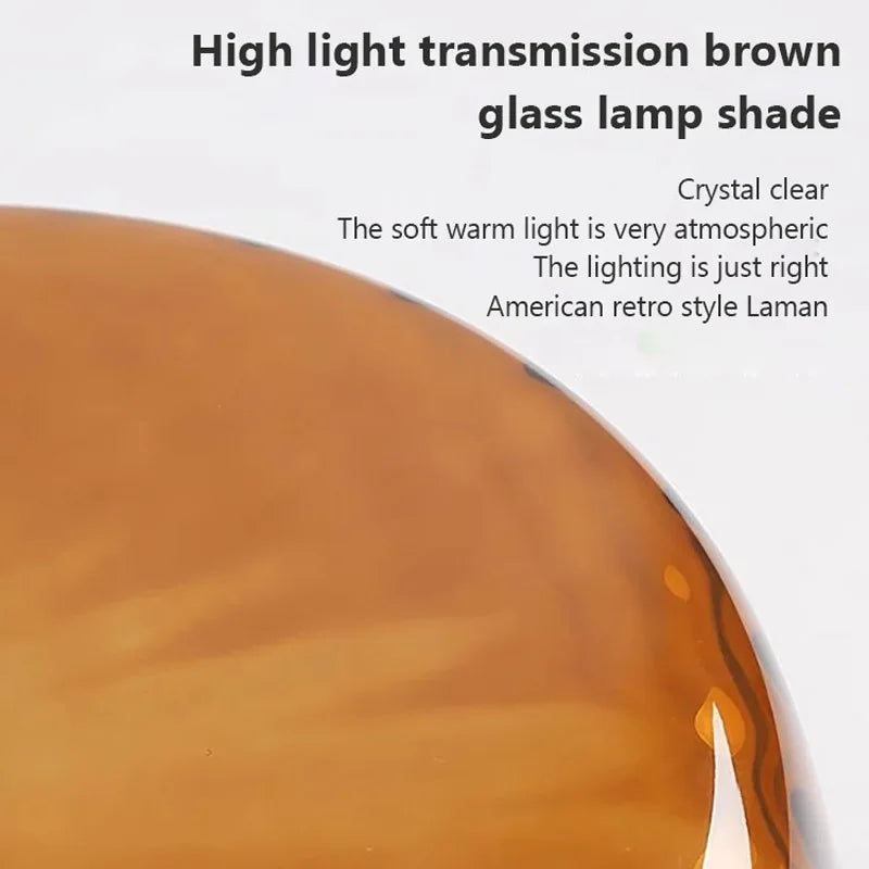 plafonnier led rond en verre ondulé rétro décoratif d'intérieur - vue 5 sur 9