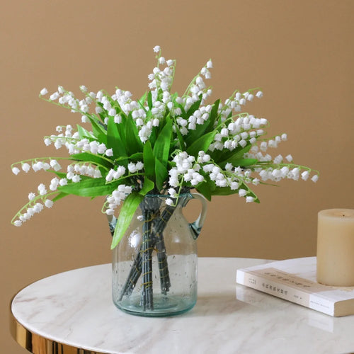 lot de 10 plantes artificielles blanches pour décoration de mariage - vue 3 sur 6