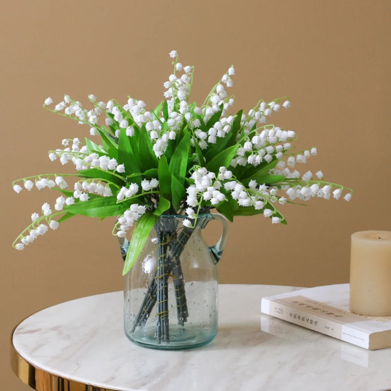 lot de 10 plantes artificielles blanches pour décoration de mariage