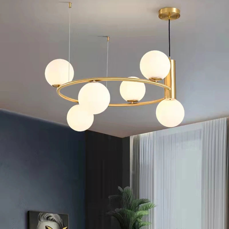 ampoule suspendue moderne en verre avec fil réglable idéale pour décorer - vue 4 sur 13