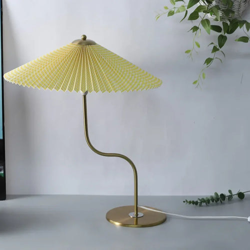 lampe à poser rétro en forme de parapluie décoratif pivotant - vue 10 sur 12